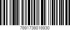 Código de barras (EAN, GTIN, SKU, ISBN): '7891738018930'
