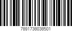 Código de barras (EAN, GTIN, SKU, ISBN): '7891738038501'