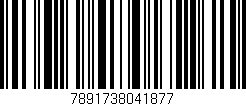 Código de barras (EAN, GTIN, SKU, ISBN): '7891738041877'