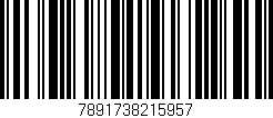 Código de barras (EAN, GTIN, SKU, ISBN): '7891738215957'