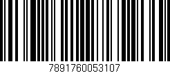 Código de barras (EAN, GTIN, SKU, ISBN): '7891760053107'