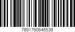 Código de barras (EAN, GTIN, SKU, ISBN): '7891760646538'