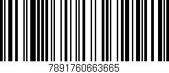 Código de barras (EAN, GTIN, SKU, ISBN): '7891760663665'