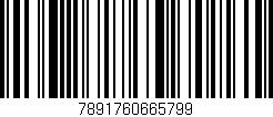 Código de barras (EAN, GTIN, SKU, ISBN): '7891760665799'
