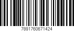 Código de barras (EAN, GTIN, SKU, ISBN): '7891760671424'