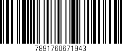 Código de barras (EAN, GTIN, SKU, ISBN): '7891760671943'