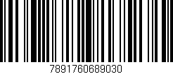 Código de barras (EAN, GTIN, SKU, ISBN): '7891760689030'