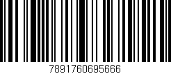 Código de barras (EAN, GTIN, SKU, ISBN): '7891760695666'