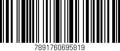 Código de barras (EAN, GTIN, SKU, ISBN): '7891760695819'