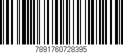 Código de barras (EAN, GTIN, SKU, ISBN): '7891760728395'