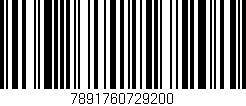 Código de barras (EAN, GTIN, SKU, ISBN): '7891760729200'