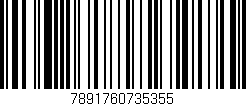 Código de barras (EAN, GTIN, SKU, ISBN): '7891760735355'