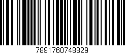 Código de barras (EAN, GTIN, SKU, ISBN): '7891760748829'