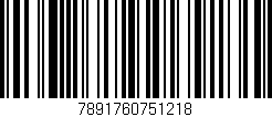 Código de barras (EAN, GTIN, SKU, ISBN): '7891760751218'