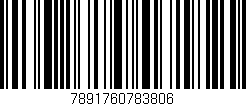 Código de barras (EAN, GTIN, SKU, ISBN): '7891760783806'