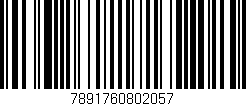 Código de barras (EAN, GTIN, SKU, ISBN): '7891760802057'