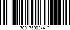 Código de barras (EAN, GTIN, SKU, ISBN): '7891760824417'