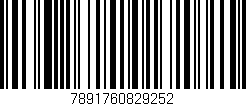 Código de barras (EAN, GTIN, SKU, ISBN): '7891760829252'
