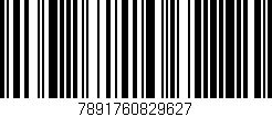 Código de barras (EAN, GTIN, SKU, ISBN): '7891760829627'