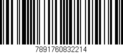 Código de barras (EAN, GTIN, SKU, ISBN): '7891760832214'