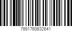 Código de barras (EAN, GTIN, SKU, ISBN): '7891760832641'