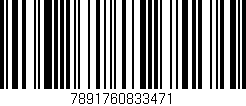 Código de barras (EAN, GTIN, SKU, ISBN): '7891760833471'