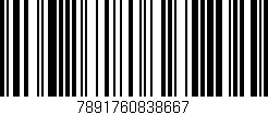 Código de barras (EAN, GTIN, SKU, ISBN): '7891760838667'