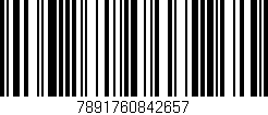 Código de barras (EAN, GTIN, SKU, ISBN): '7891760842657'