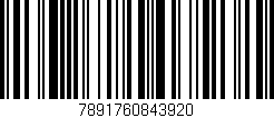 Código de barras (EAN, GTIN, SKU, ISBN): '7891760843920'