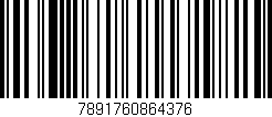 Código de barras (EAN, GTIN, SKU, ISBN): '7891760864376'