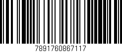 Código de barras (EAN, GTIN, SKU, ISBN): '7891760867117'