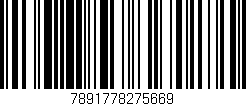 Código de barras (EAN, GTIN, SKU, ISBN): '7891778275669'