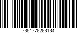 Código de barras (EAN, GTIN, SKU, ISBN): '7891778286184'