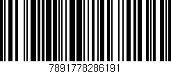 Código de barras (EAN, GTIN, SKU, ISBN): '7891778286191'