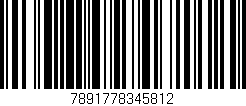Código de barras (EAN, GTIN, SKU, ISBN): '7891778345812'