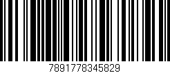 Código de barras (EAN, GTIN, SKU, ISBN): '7891778345829'