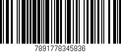 Código de barras (EAN, GTIN, SKU, ISBN): '7891778345836'
