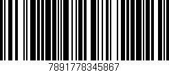 Código de barras (EAN, GTIN, SKU, ISBN): '7891778345867'
