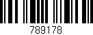Código de barras (EAN, GTIN, SKU, ISBN): '789178'