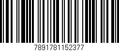 Código de barras (EAN, GTIN, SKU, ISBN): '7891781152377'