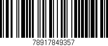 Código de barras (EAN, GTIN, SKU, ISBN): '78917849357'