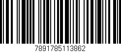 Código de barras (EAN, GTIN, SKU, ISBN): '7891785113862'