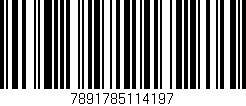 Código de barras (EAN, GTIN, SKU, ISBN): '7891785114197'