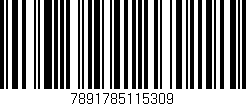 Código de barras (EAN, GTIN, SKU, ISBN): '7891785115309'