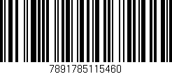 Código de barras (EAN, GTIN, SKU, ISBN): '7891785115460'