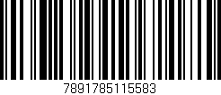 Código de barras (EAN, GTIN, SKU, ISBN): '7891785115583'