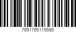 Código de barras (EAN, GTIN, SKU, ISBN): '7891785115699'