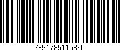 Código de barras (EAN, GTIN, SKU, ISBN): '7891785115866'