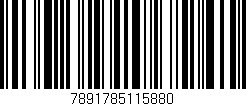 Código de barras (EAN, GTIN, SKU, ISBN): '7891785115880'