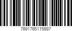 Código de barras (EAN, GTIN, SKU, ISBN): '7891785115897'